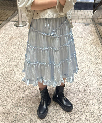 umm. By Discoat 荷葉邊中長裙 - Image 16