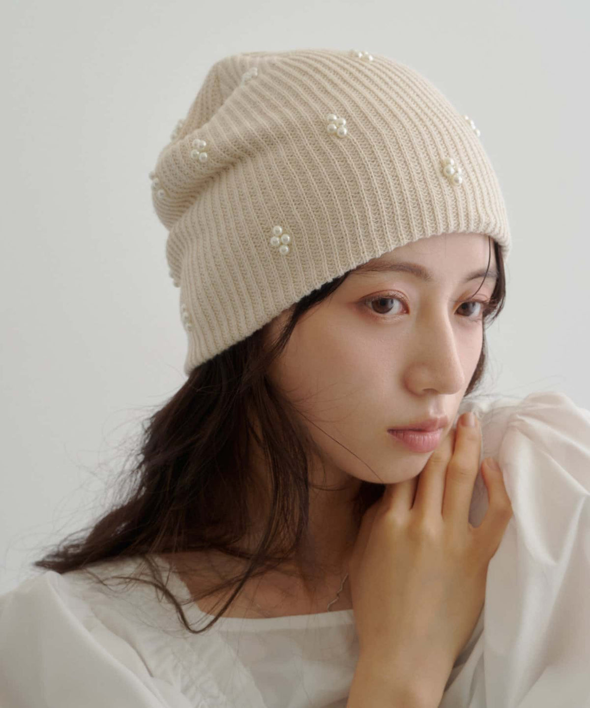 Kastane Pearl knit beanie - Image 2