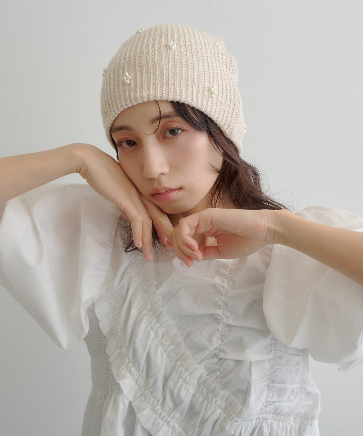 Kastane Pearl knit beanie - Image 9