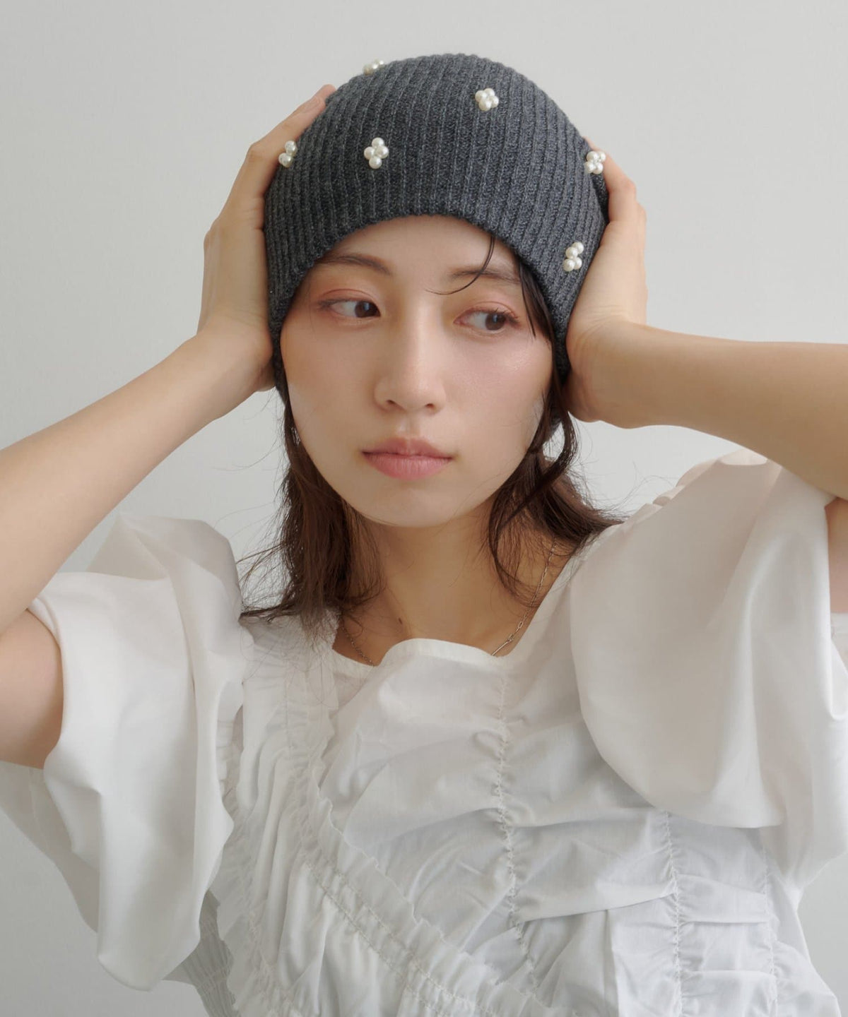Kastane Pearl knit beanie - Image 1