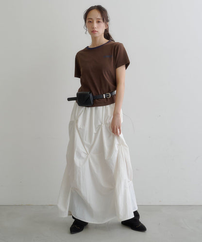Kastane Flower Tuck Long Skirt - Image 13