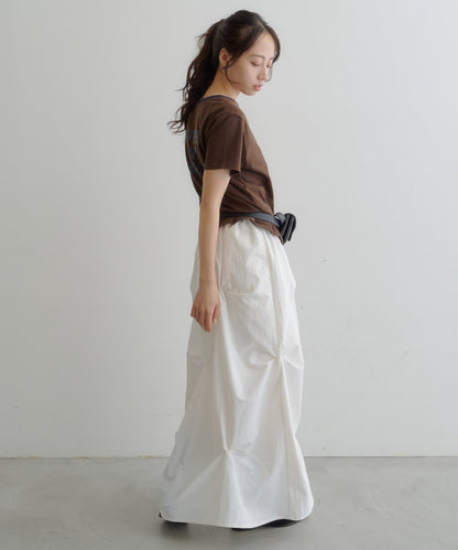 Kastane Flower Tuck Long Skirt - Image 15