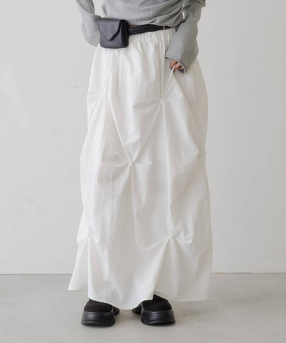 Kastane Flower Tuck Long Skirt - Image 4