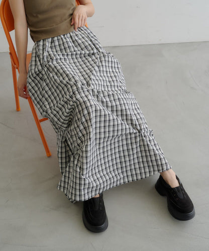 Kastane Flower Tuck Long Skirt - Image 28