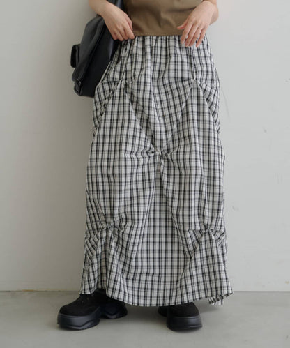 Kastane Flower Tuck Long Skirt - Image 32