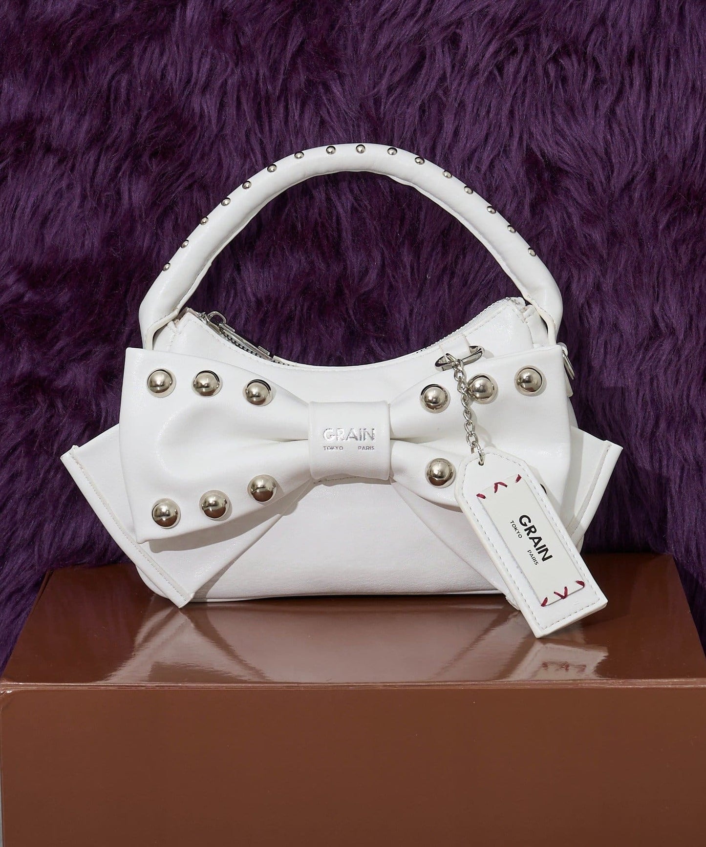 [CIAOPANIC] GRAIN Ribbon 2Way Bag - Image 2