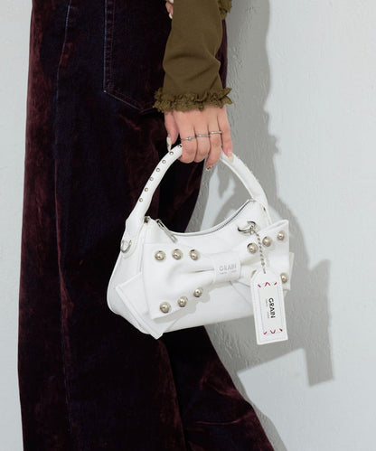 [CIAOPANIC] GRAIN Ribbon 2Way Bag - Image 4