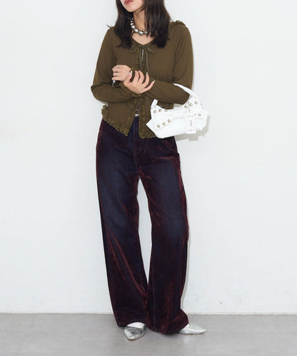 [CIAOPANIC] GRAIN Ribbon 2Way Bag - Image 8