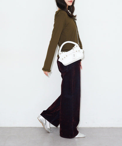 [CIAOPANIC] GRAIN Ribbon 2Way Bag - Image 10