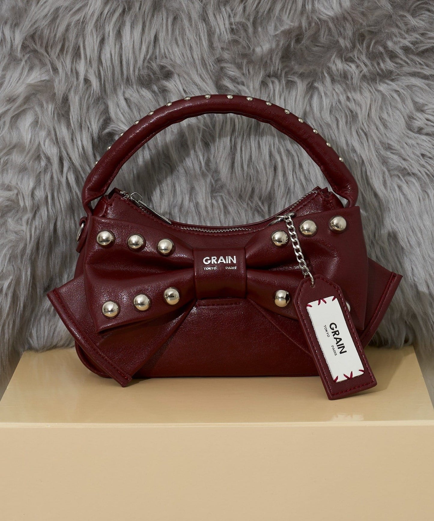 [CIAOPANIC] GRAIN Ribbon 2Way Bag - Image 1