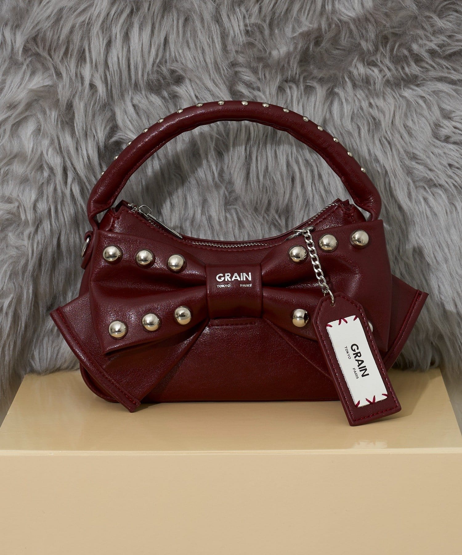 [CIAOPANIC] GRAIN Ribbon 2Way Bag - Image 1