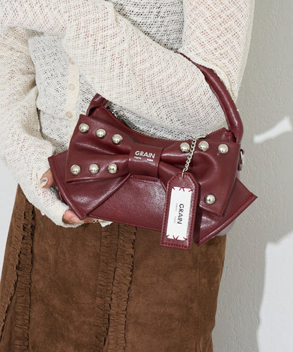 [CIAOPANIC] GRAIN Ribbon 2Way Bag - Image 15