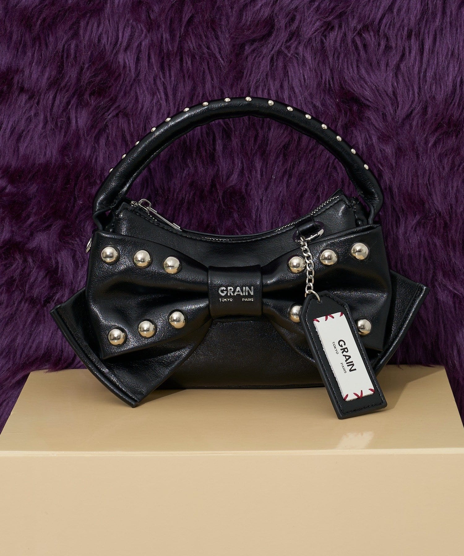 [CIAOPANIC] GRAIN Ribbon 2Way Bag - Image 3
