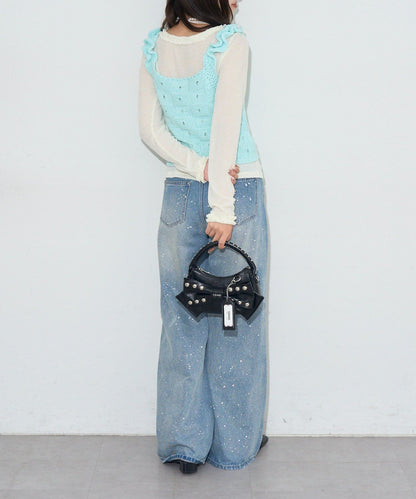 [CIAOPANIC] GRAIN Ribbon 2Way Bag - Image 30