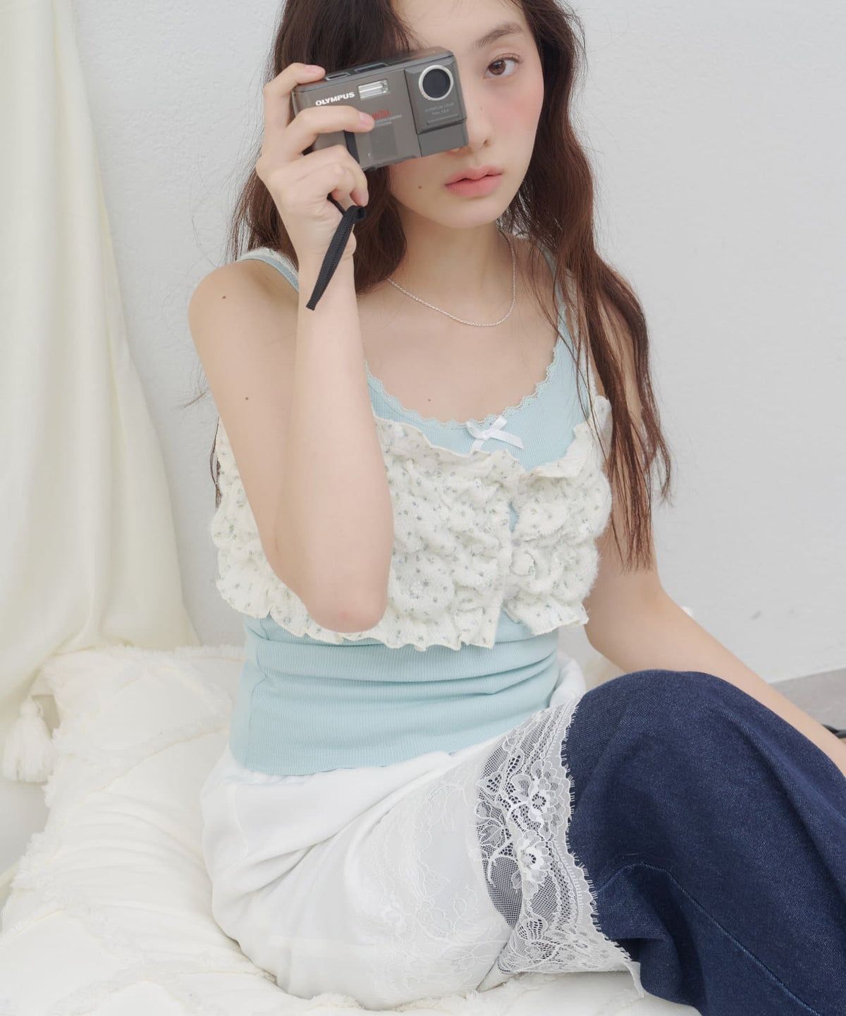 umm. By Discoat Lace floral bustier - Image 10