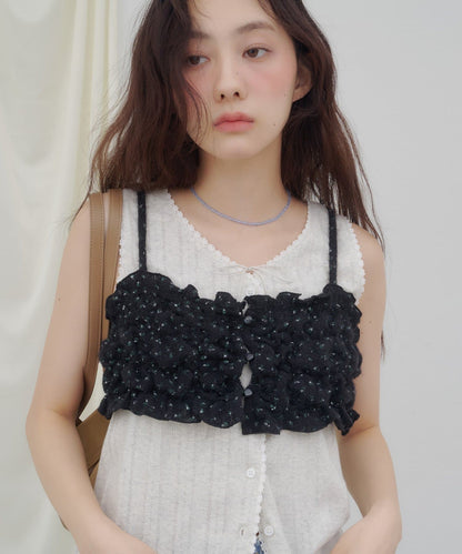 umm. By Discoat Lace floral bustier - Image 2