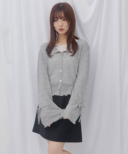 umm. By Discoat 各種紐扣 Sheer Cardigan - Image 30