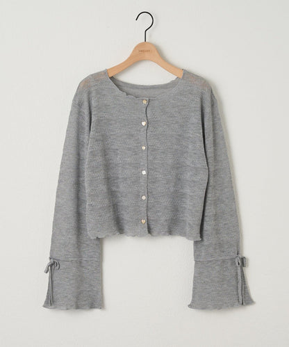 umm. By Discoat 各種紐扣 Sheer Cardigan - Image 35