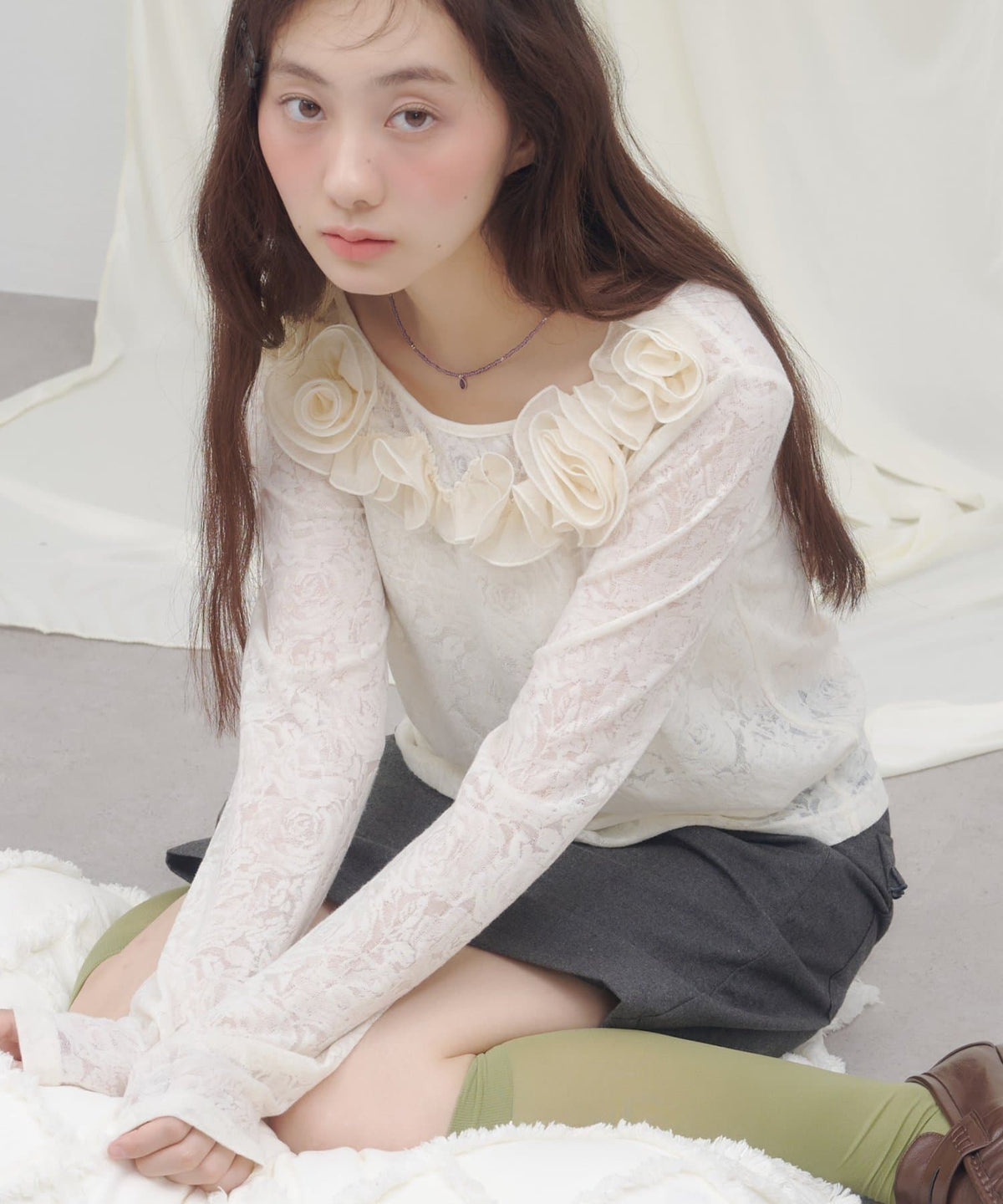 umm. By Discoat Nuance Rose Pullover - Image 7