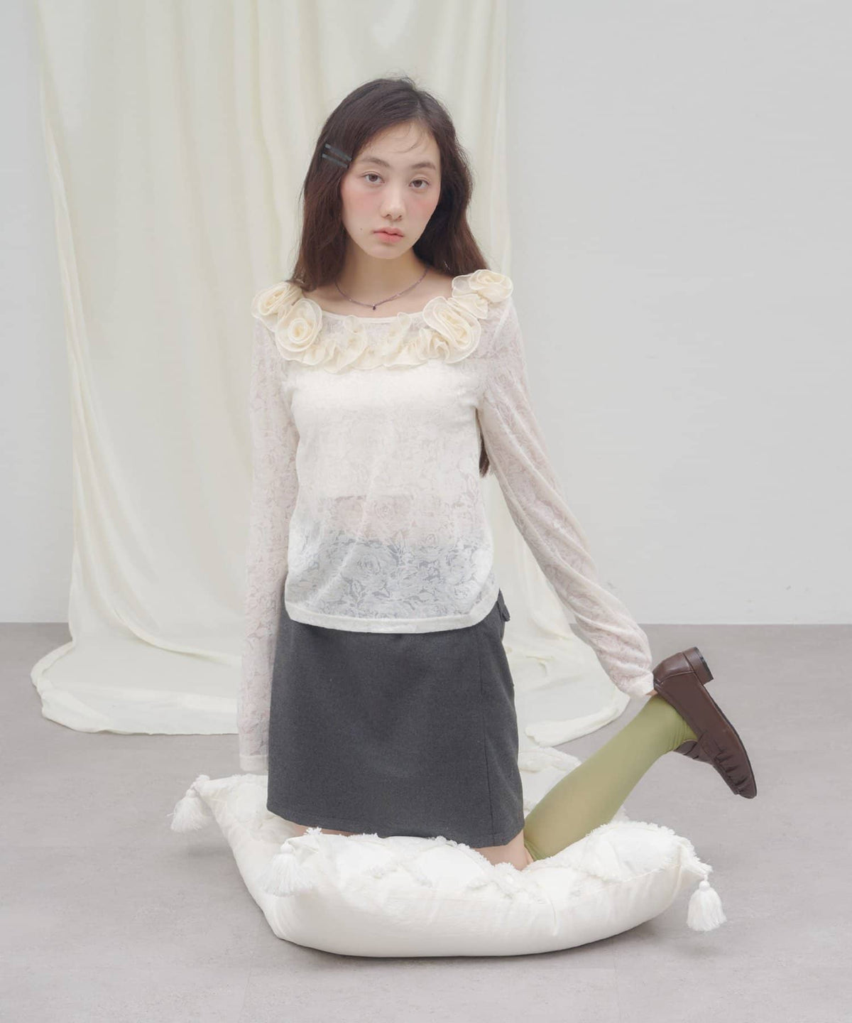 umm. By Discoat Nuance Rose Pullover - Image 10