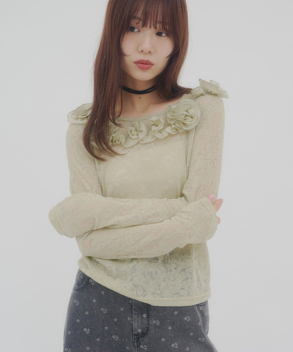 umm. By Discoat Nuance Rose Pullover - Image 5