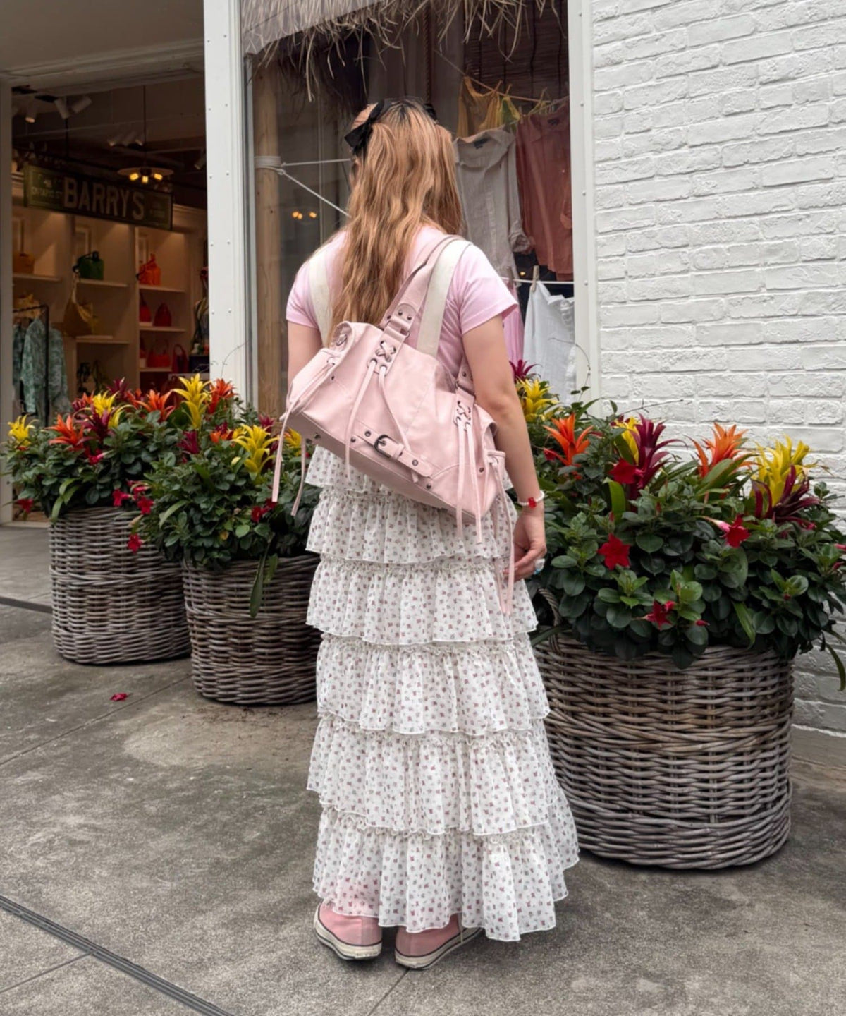 w closet 荷葉邊多層吊帶裙 - Image 11