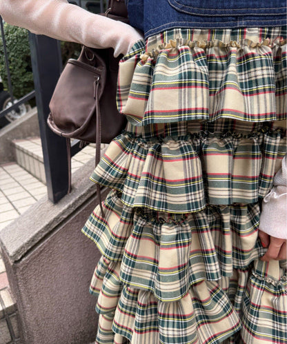 w closet 荷葉邊多層吊帶裙 - Image 35