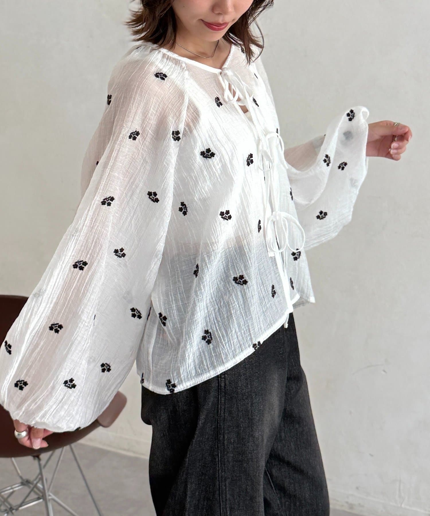 CPCM 2 way flower blouse - Image 17