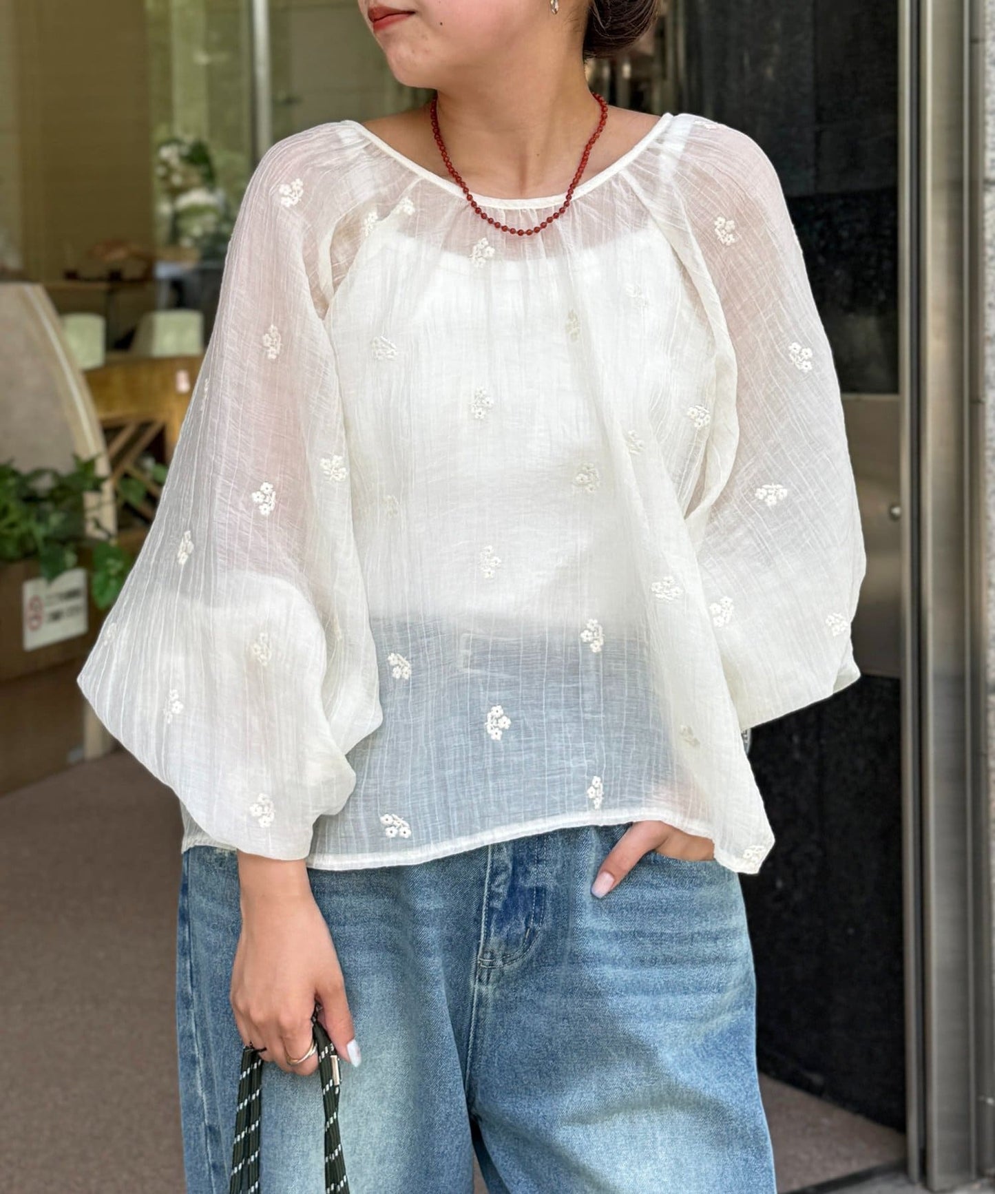CPCM 2 way flower blouse - Image 3