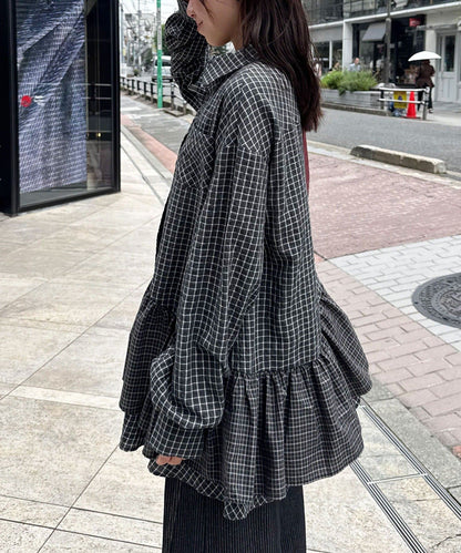 [長袖Ver] CIAOPANIC 多層束腰襯衫裙連TIE - Image 62