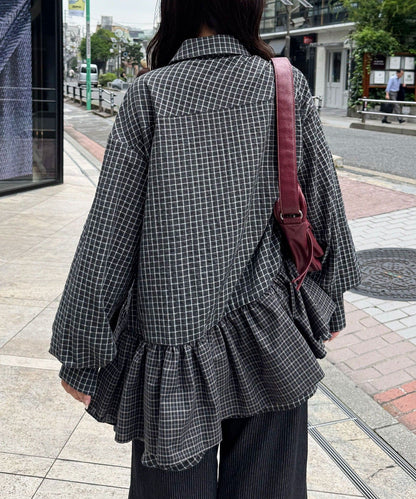 [長袖Ver] CIAOPANIC 多層束腰襯衫裙連TIE - Image 63