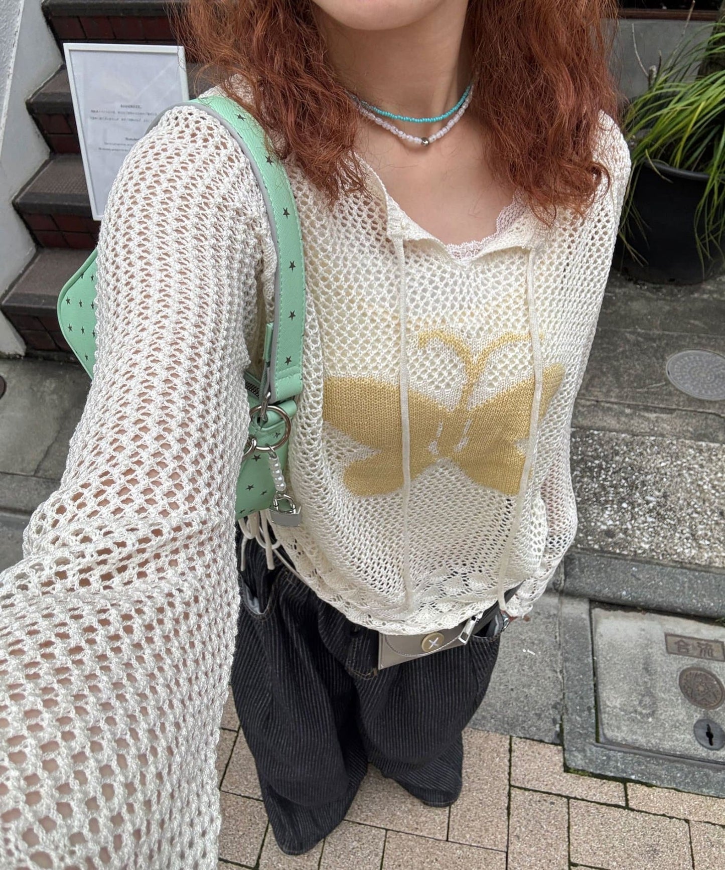 CIAOPANIC Butterfly openwork knit - Image 2