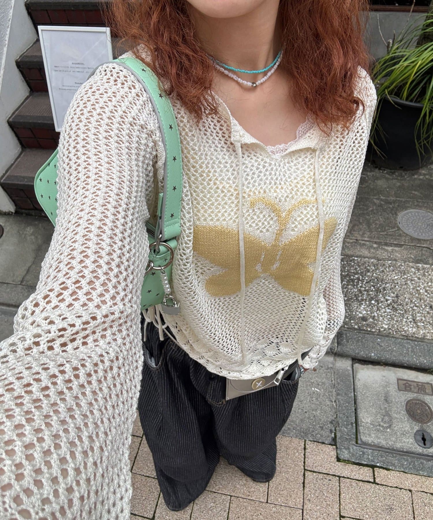 CIAOPANIC Butterfly openwork knit - Image 2