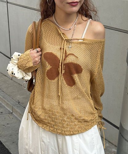 CIAOPANIC Butterfly openwork knit - Image 4