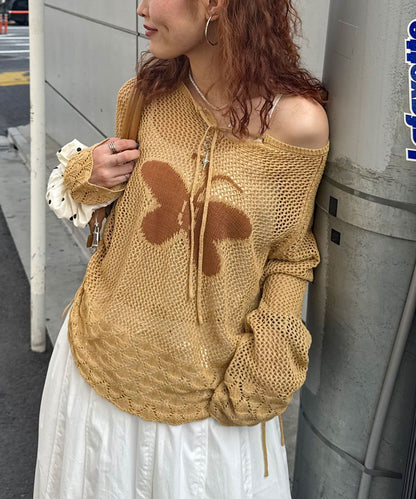 CIAOPANIC Butterfly openwork knit - Image 15