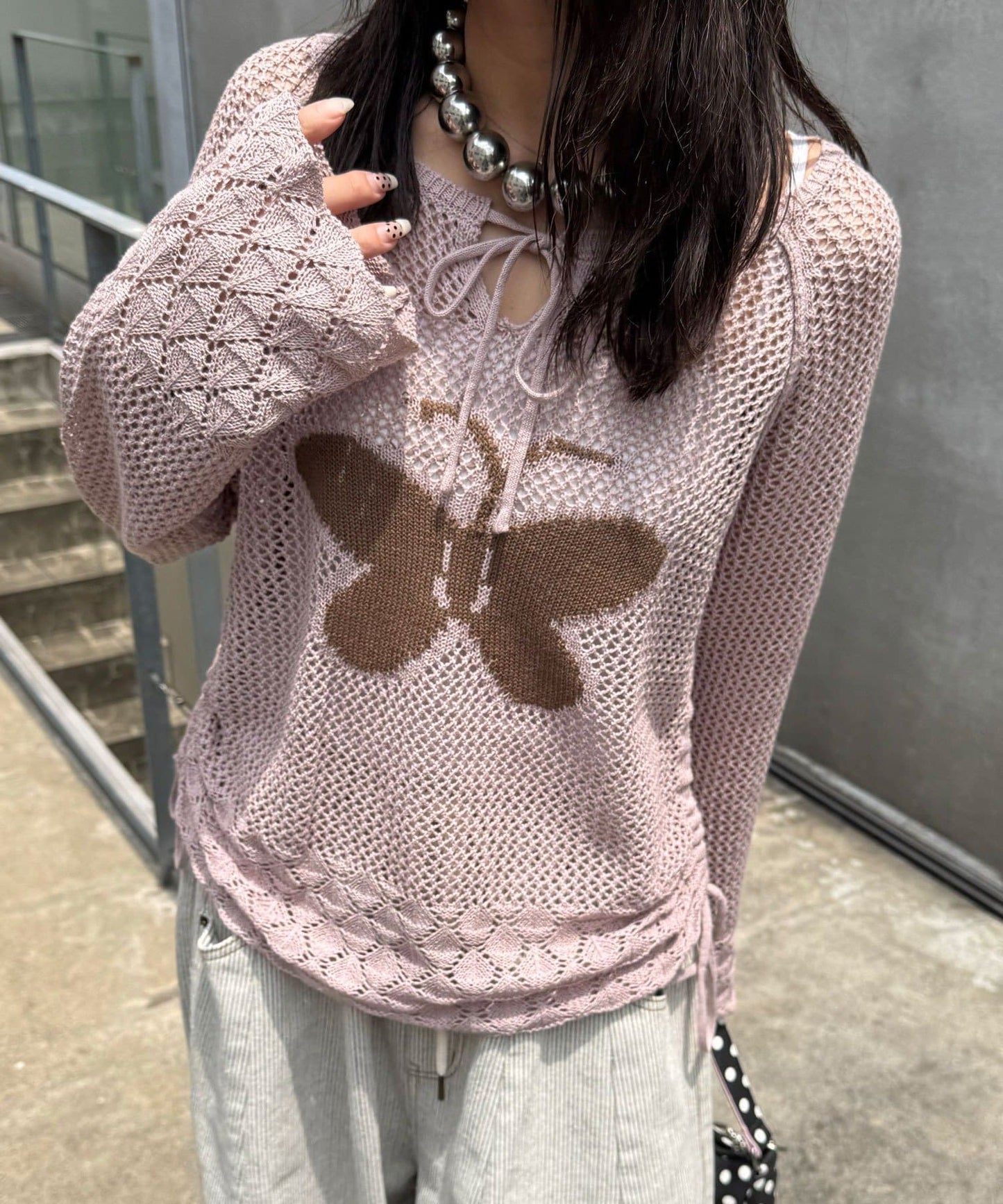 CIAOPANIC Butterfly openwork knit - Image 22