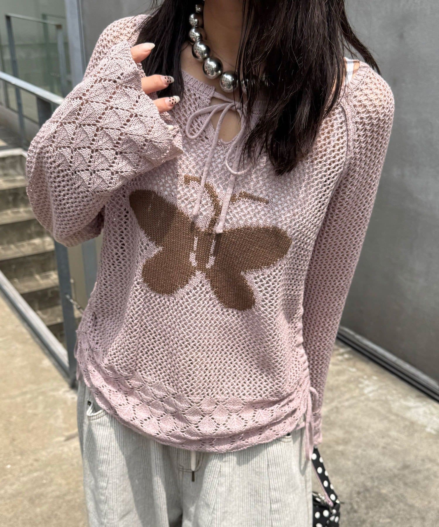 CIAOPANIC Butterfly openwork knit - Image 22