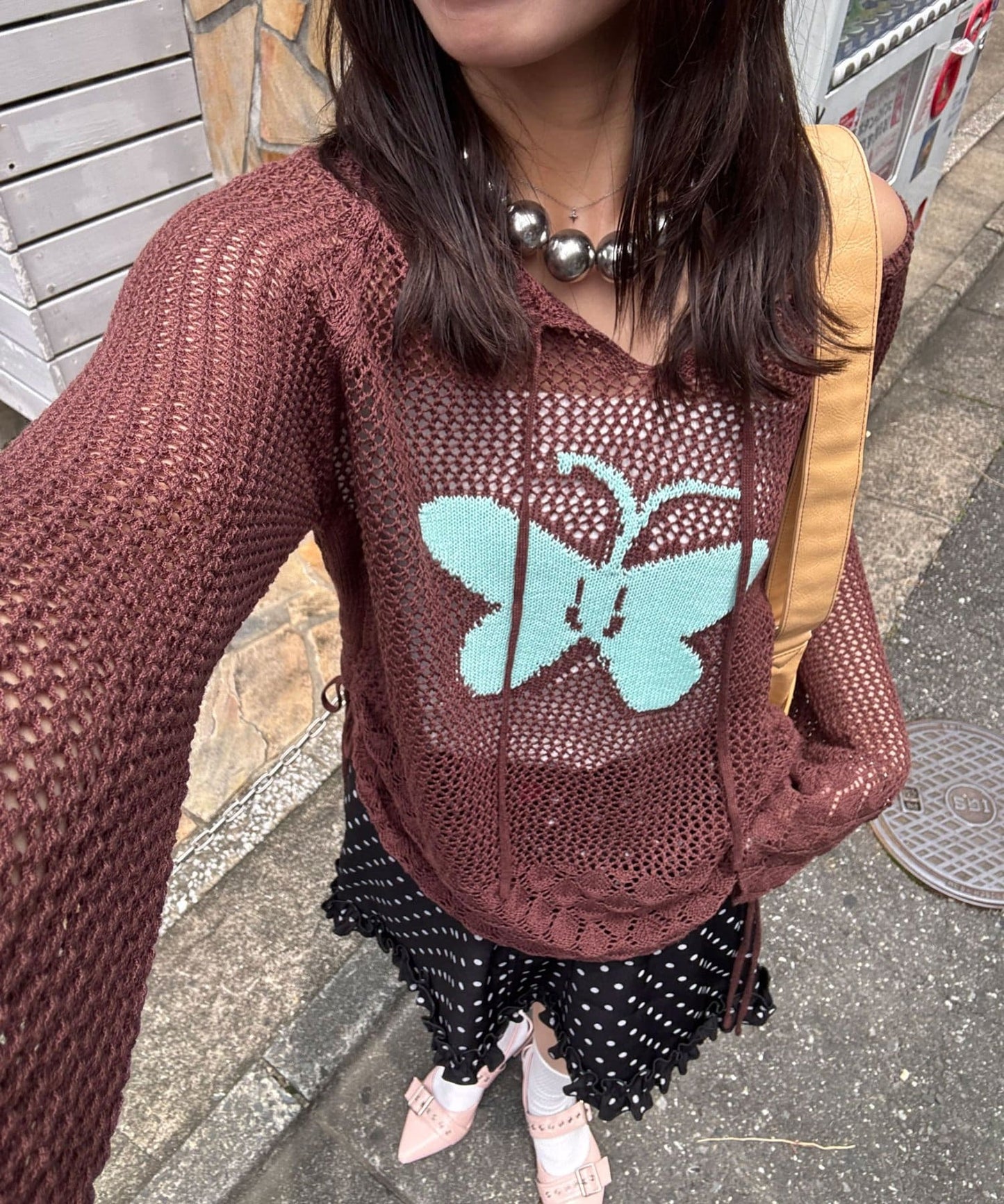 CIAOPANIC Butterfly openwork knit - Image 3