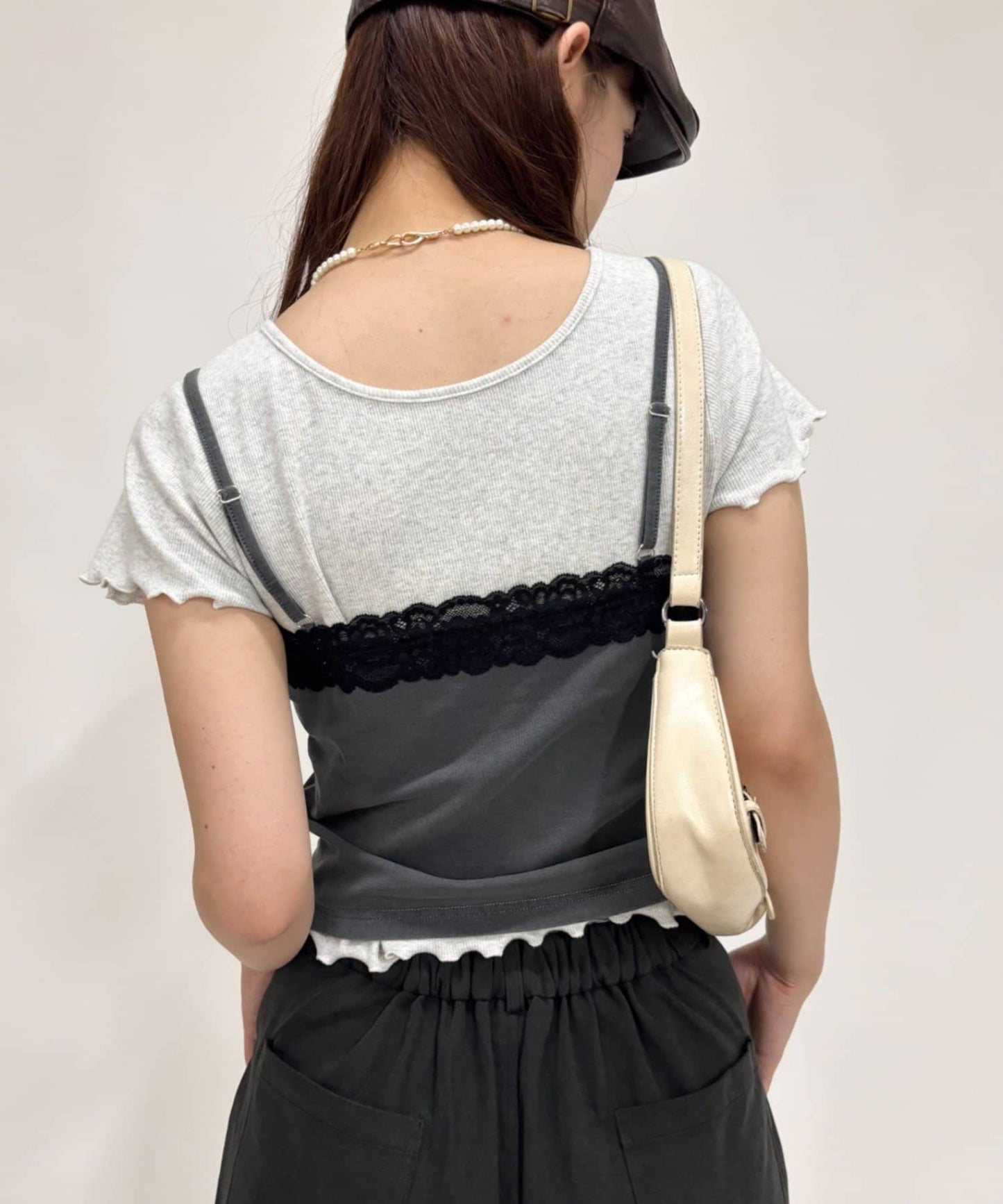 w closet Logo Lace吊帶背心 - Image 6