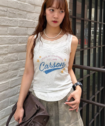 w closet Logo Lace吊帶背心 - Image 10