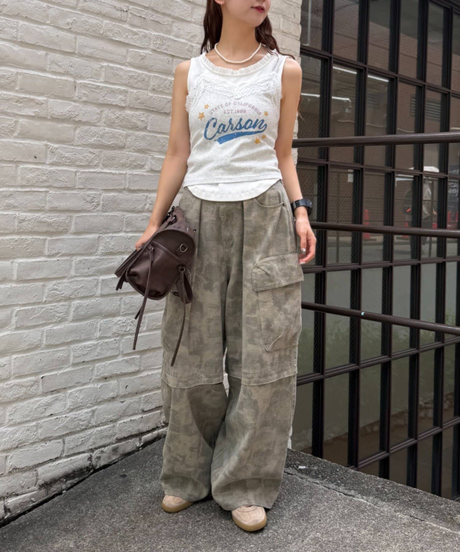 w closet Logo Lace吊帶背心 - Image 14