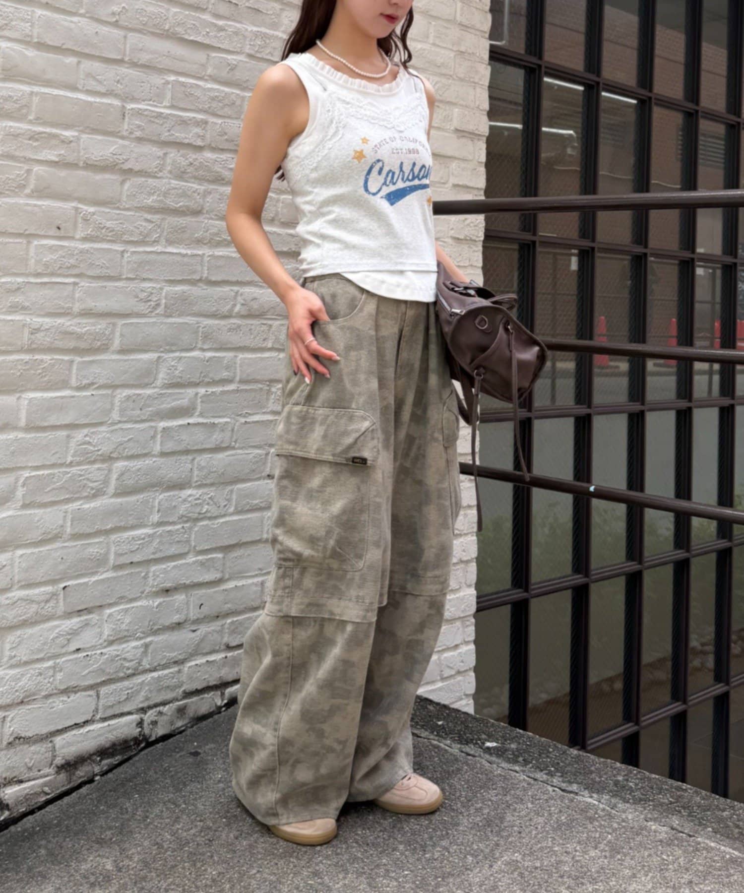 w closet Logo Lace吊帶背心 - Image 15