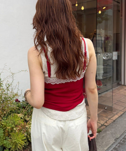 w closet Logo Lace吊帶背心 - Image 18