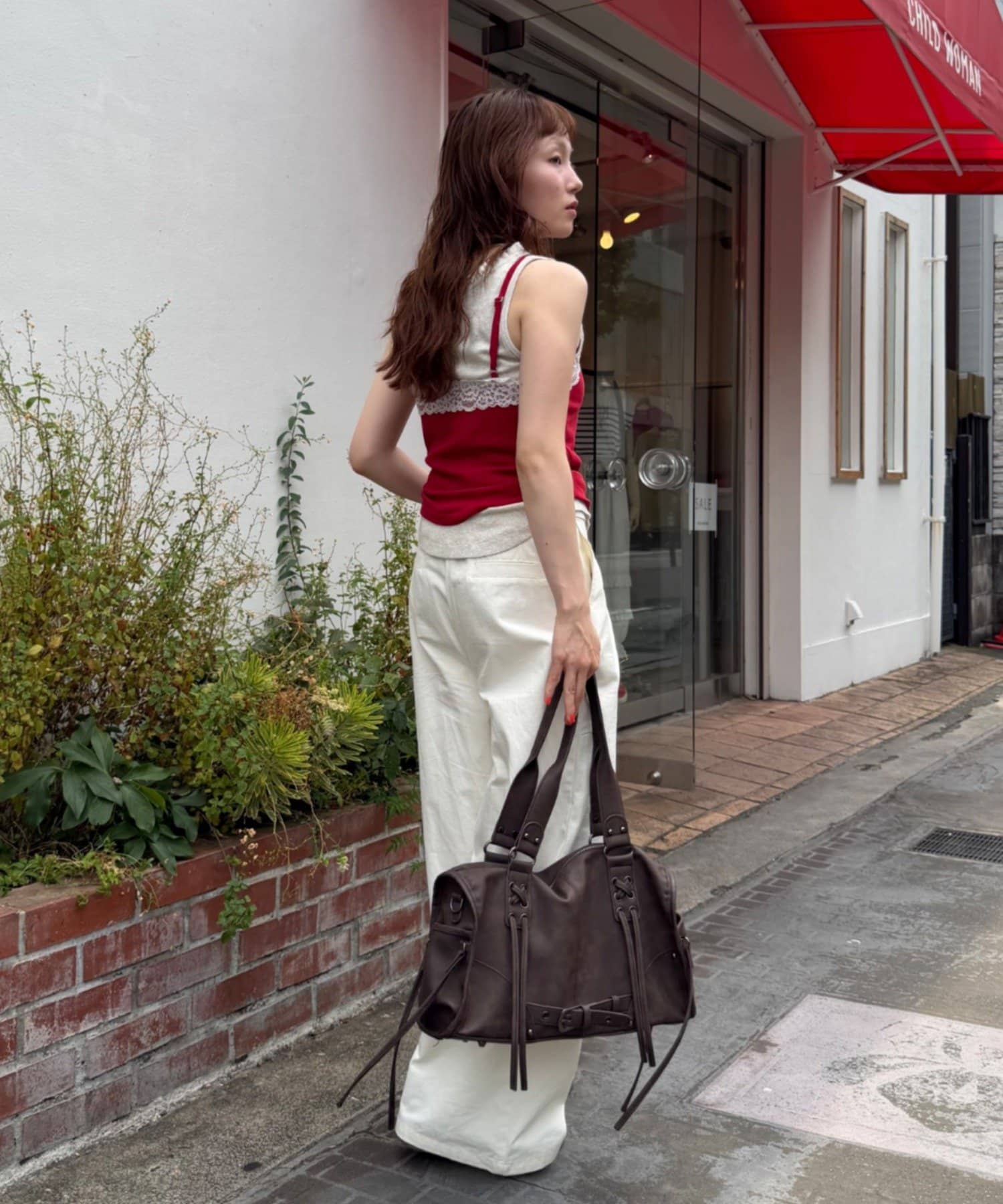 w closet Logo Lace吊帶背心 - Image 20