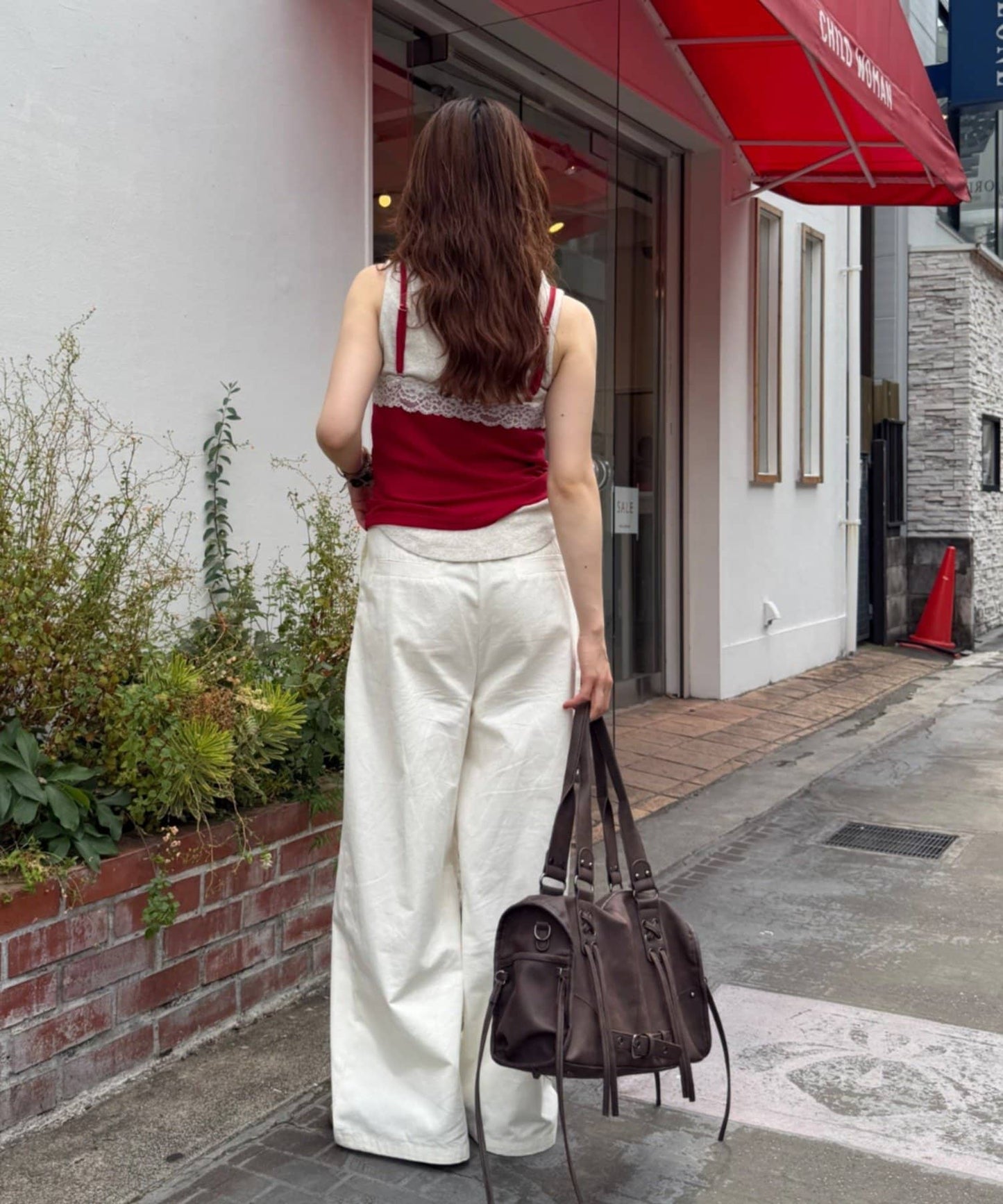 w closet Logo Lace吊帶背心 - Image 21