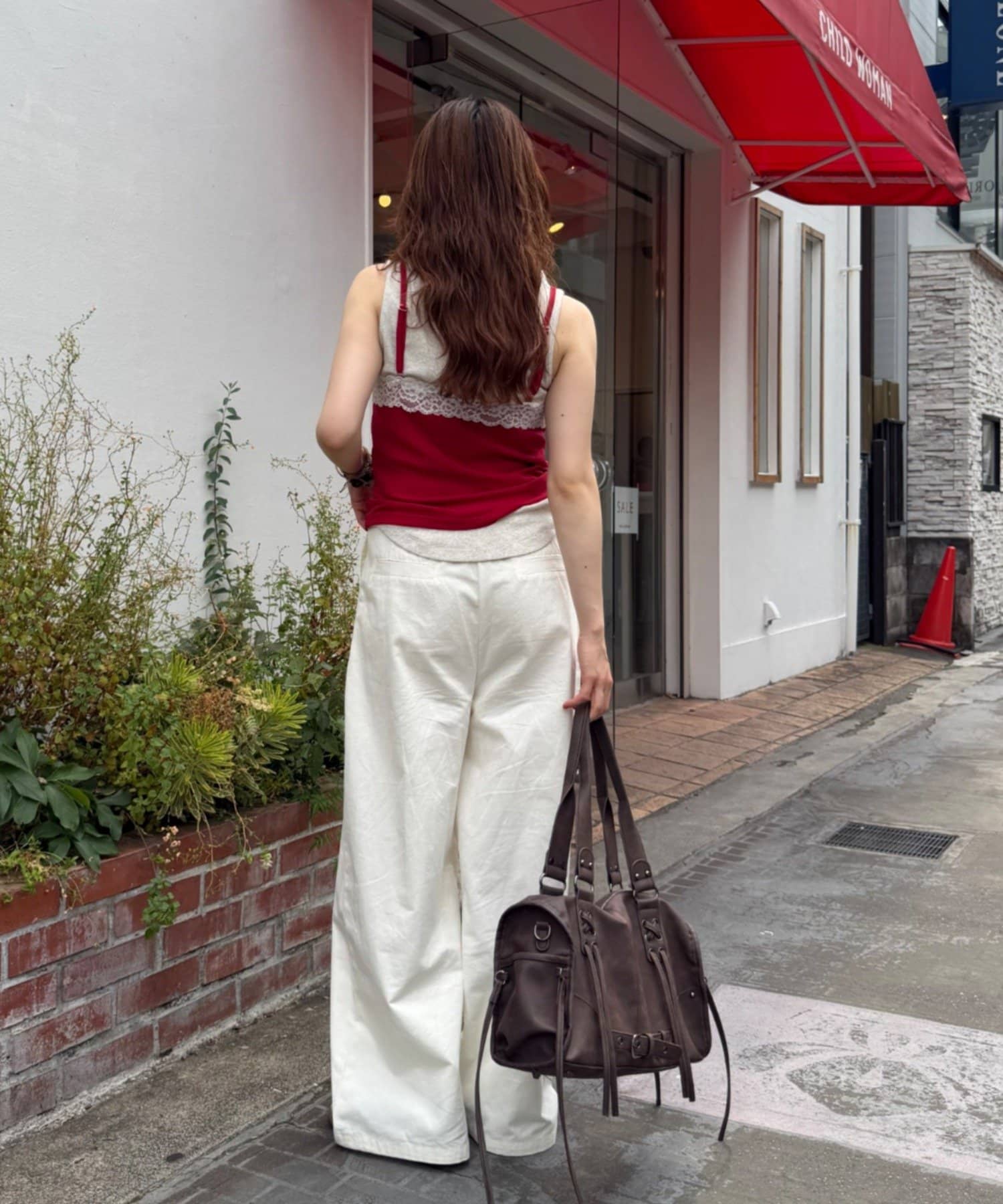 w closet Logo Lace吊帶背心 - Image 21