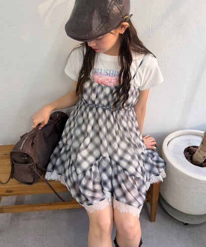 w closet sheer 格紋吊帶ops - Image 19