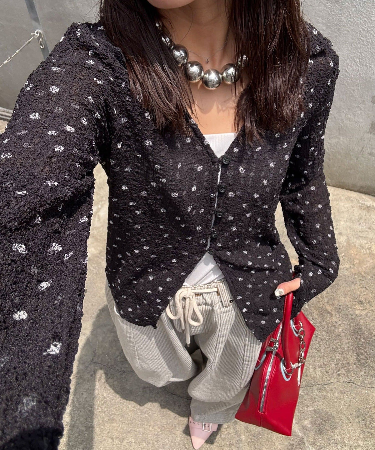 [長袖Version] CIAOPANIC Popcorn Skipper Shirt - Image 1