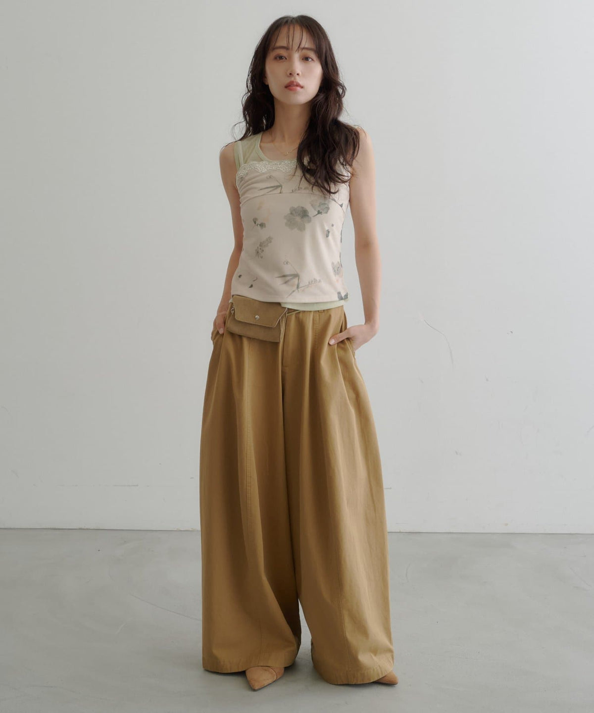 [3 Size Best !] Kastane Barrel Leg Twill Pants - Image 13