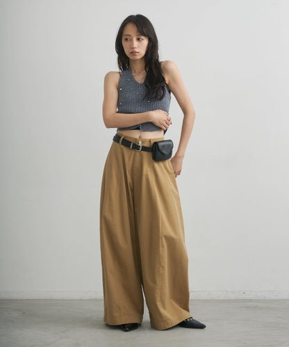 [3 Size Best !] Kastane Barrel Leg Twill Pants - Image 15